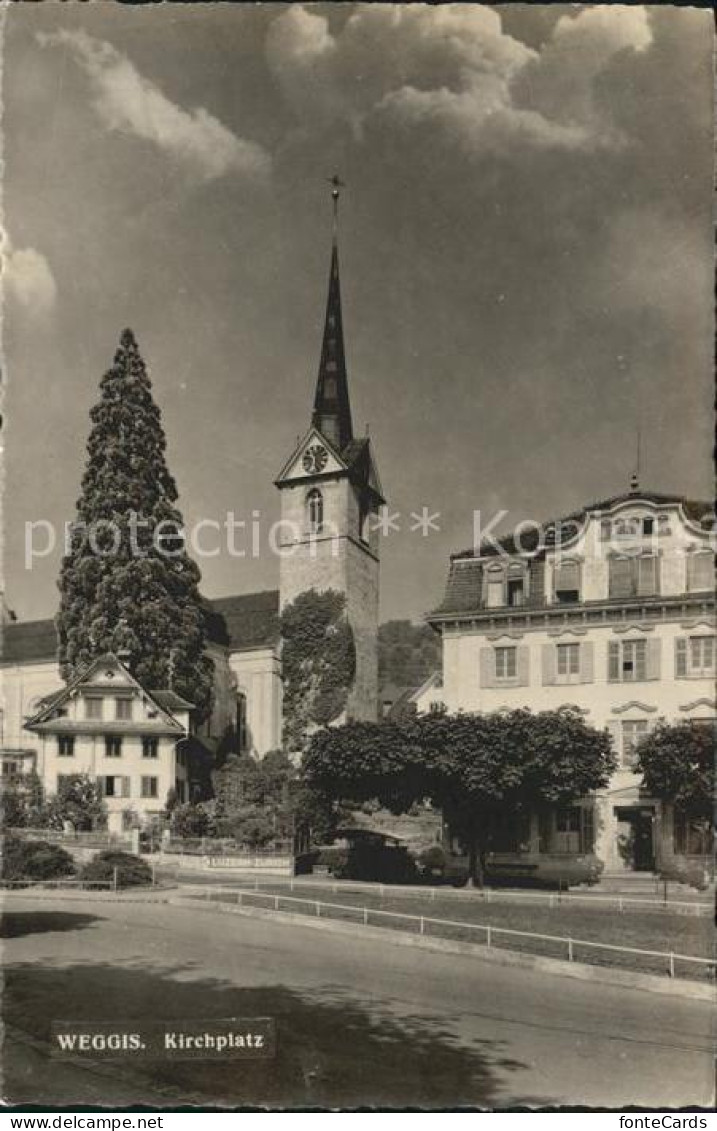 11736596 Weggis Vierwaldstaettersee Kirchplatz Weggis - Sonstige & Ohne Zuordnung