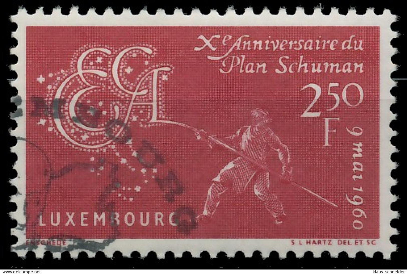 LUXEMBURG 1960 Nr 620 Gestempelt X071282 - Oblitérés
