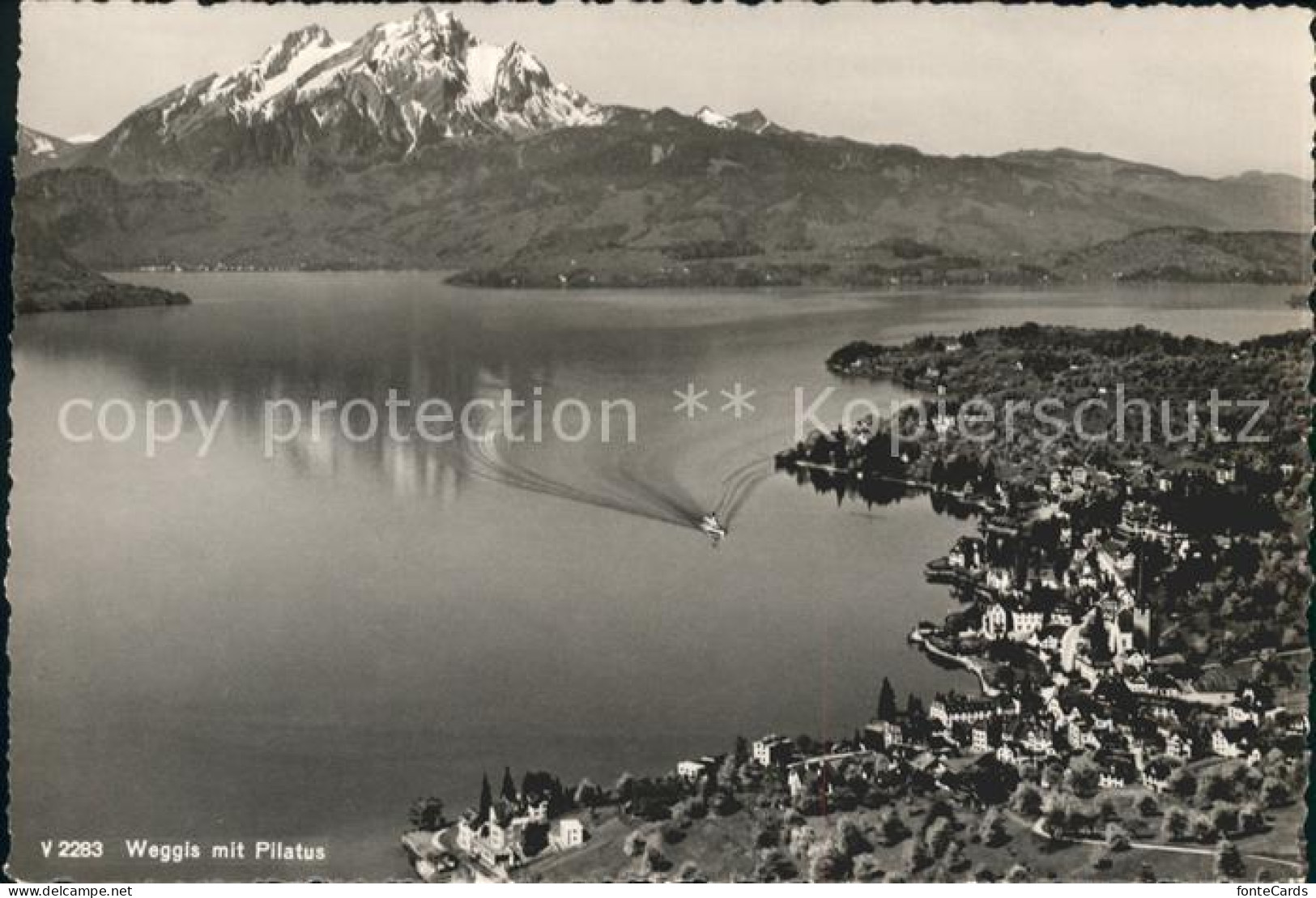 11736556 Weggis Vierwaldstaettersee Fliegeraufnahme Vierwaldstaettersee Mit Pila - Sonstige & Ohne Zuordnung