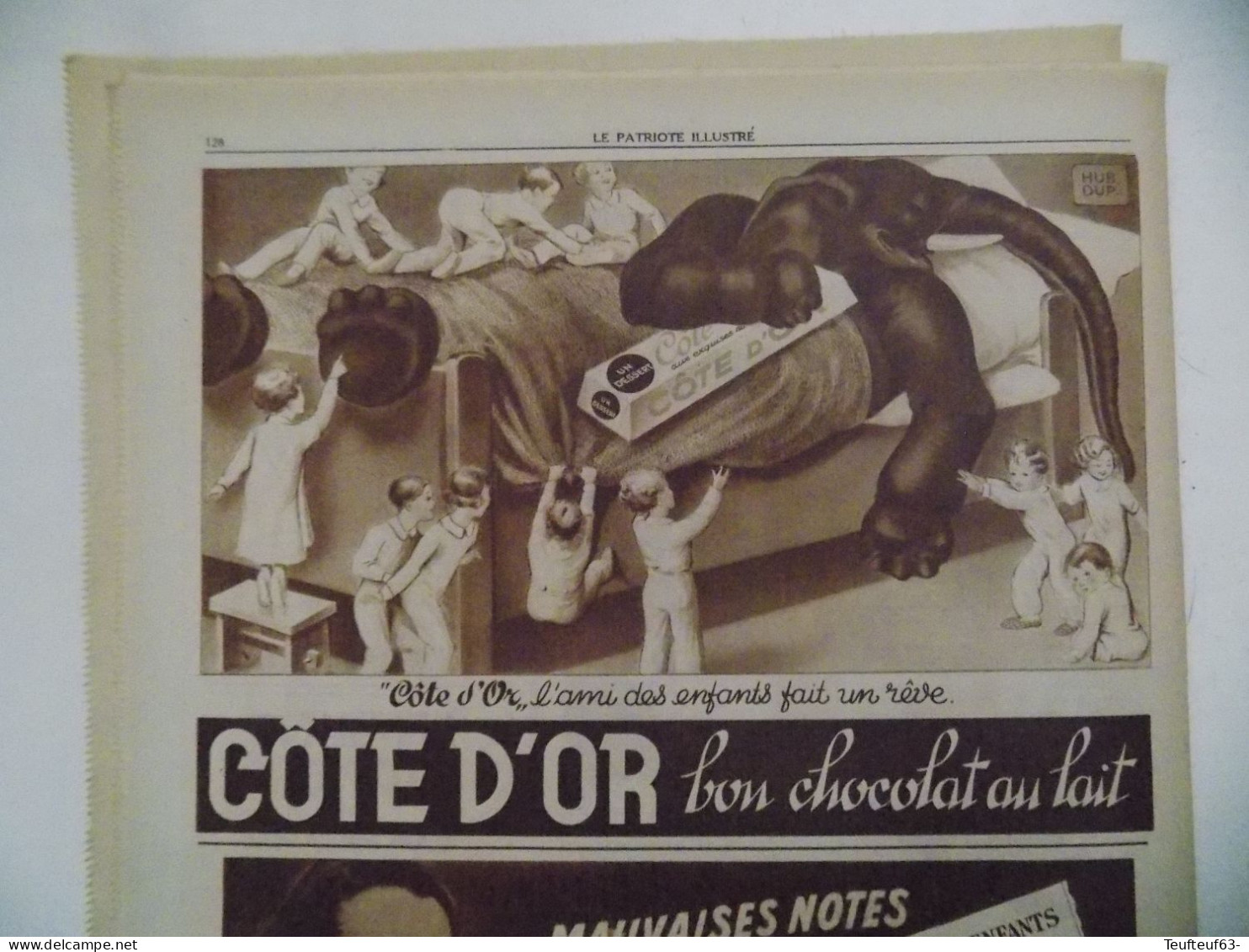 Le Patriote illustré n° 4/1936 roi George V d'Angleterre est mort - père Damien - Ibiza - belle pub chocolat Côte d'or..