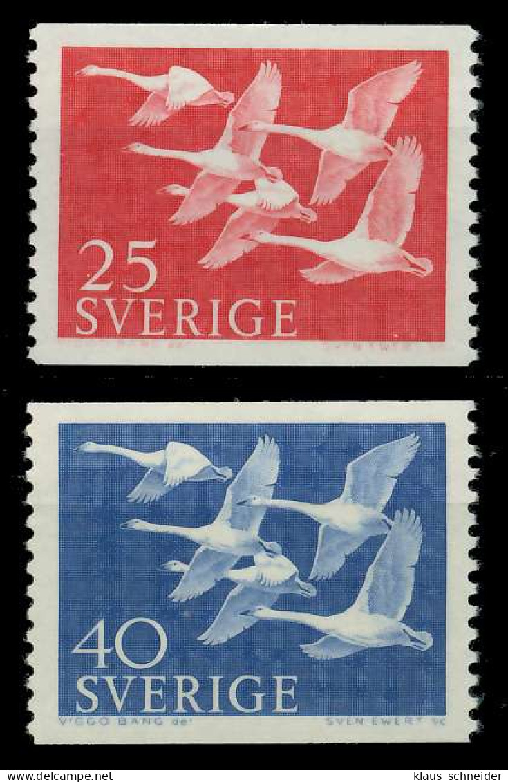 SCHWEDEN 1956 Nr 416-417 Postfrisch SAFF136 - Unused Stamps