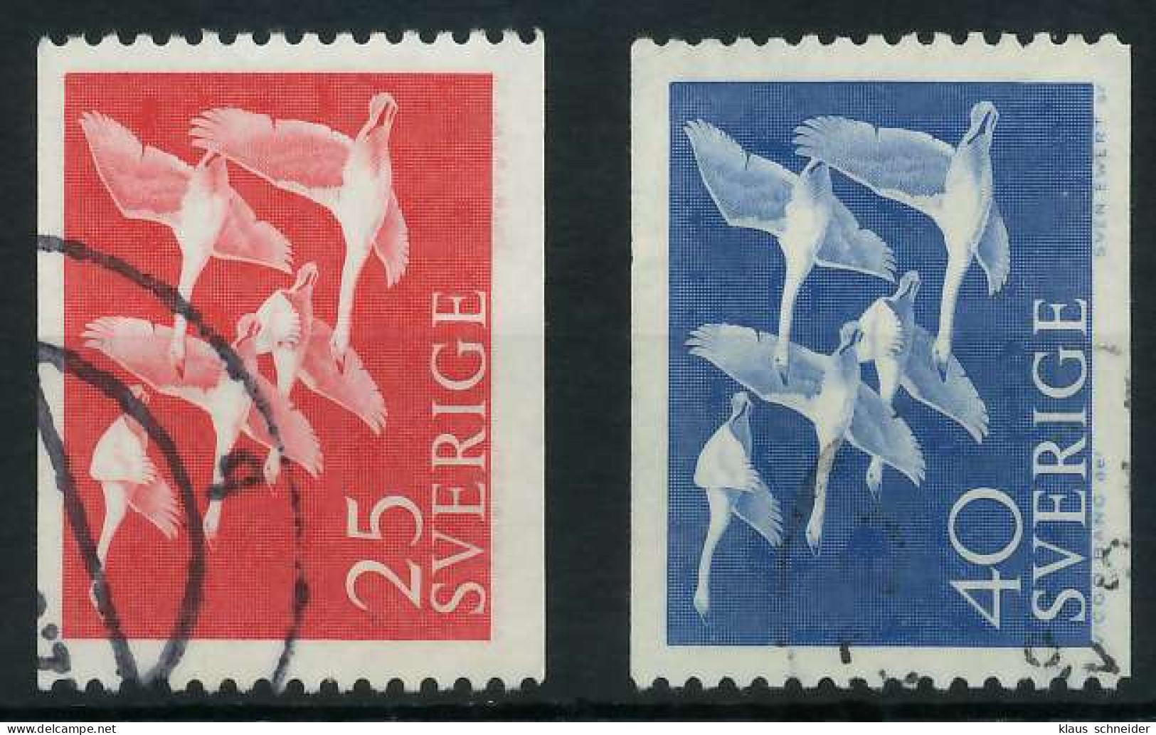 SCHWEDEN 1956 Nr 416-417 Gestempelt X0761CA - Used Stamps