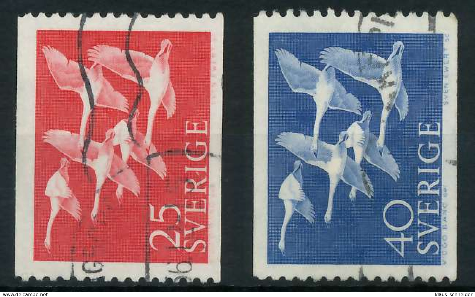 SCHWEDEN 1956 Nr 416-417 Gestempelt X0761D2 - Oblitérés