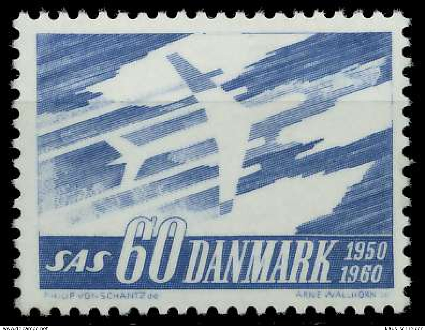 DÄNEMARK 1961 Nr 388y Postfrisch SAFF1B6 - Unused Stamps