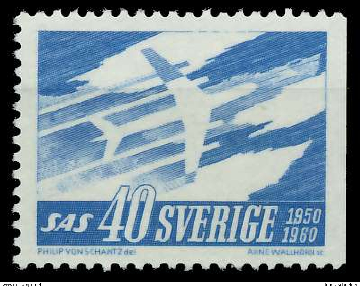 SCHWEDEN 1961 Nr 467Dr Postfrisch SAFF212 - Unused Stamps