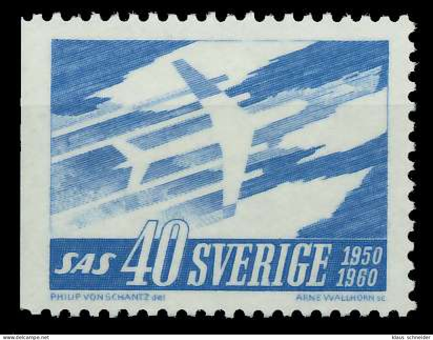 SCHWEDEN 1961 Nr 467Dl Postfrisch SAFF216 - Ungebraucht