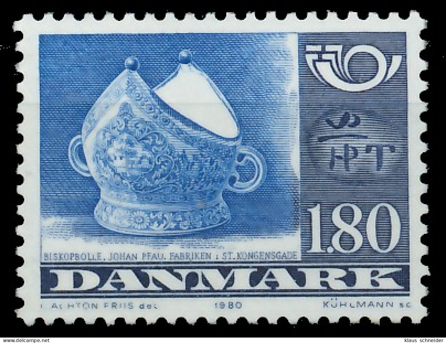 DÄNEMARK 1980 Nr 709 Postfrisch SB0476A - Unused Stamps