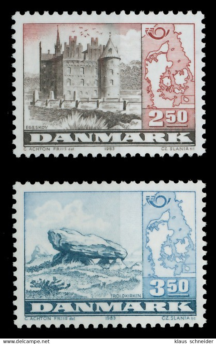 DÄNEMARK 1983 Nr 772-773 Postfrisch SB0482A - Unused Stamps