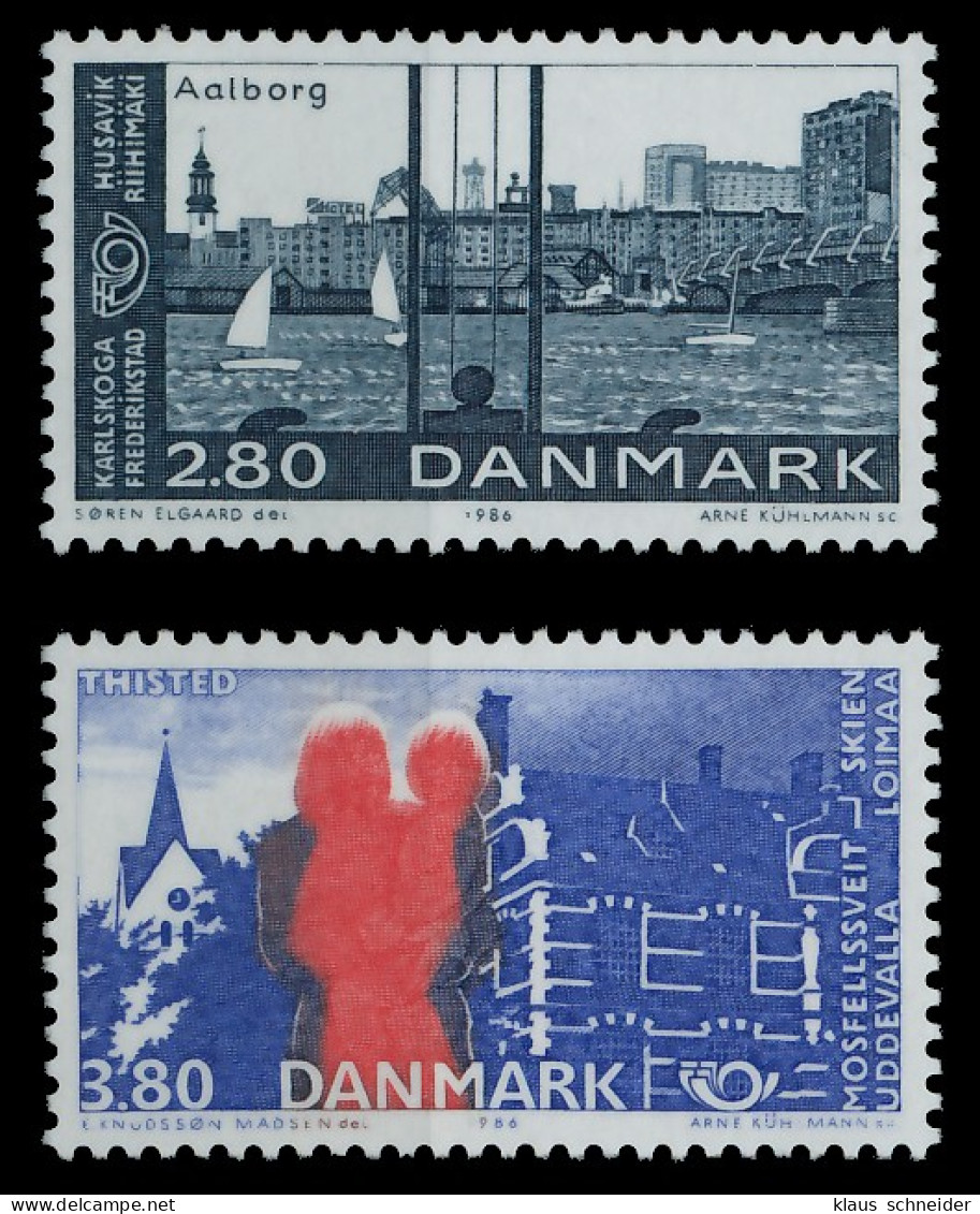 DÄNEMARK 1986 Nr 868-869 Postfrisch SB048AE - Neufs