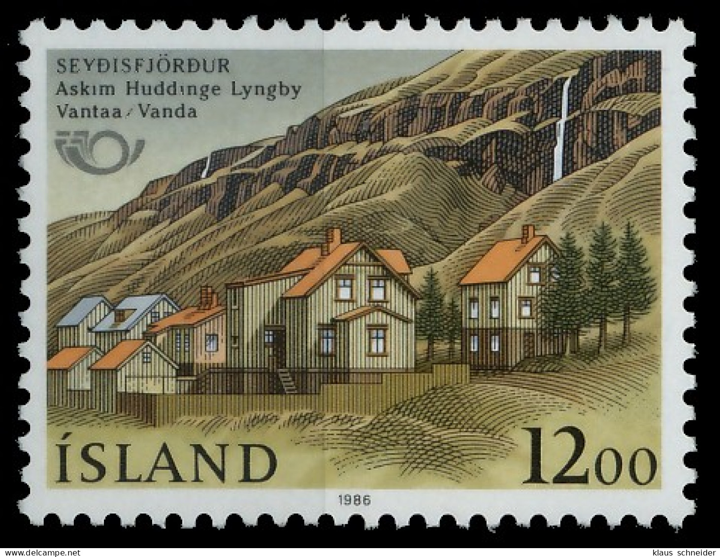 ISLAND 1986 Nr 651 Postfrisch SB048F6 - Neufs