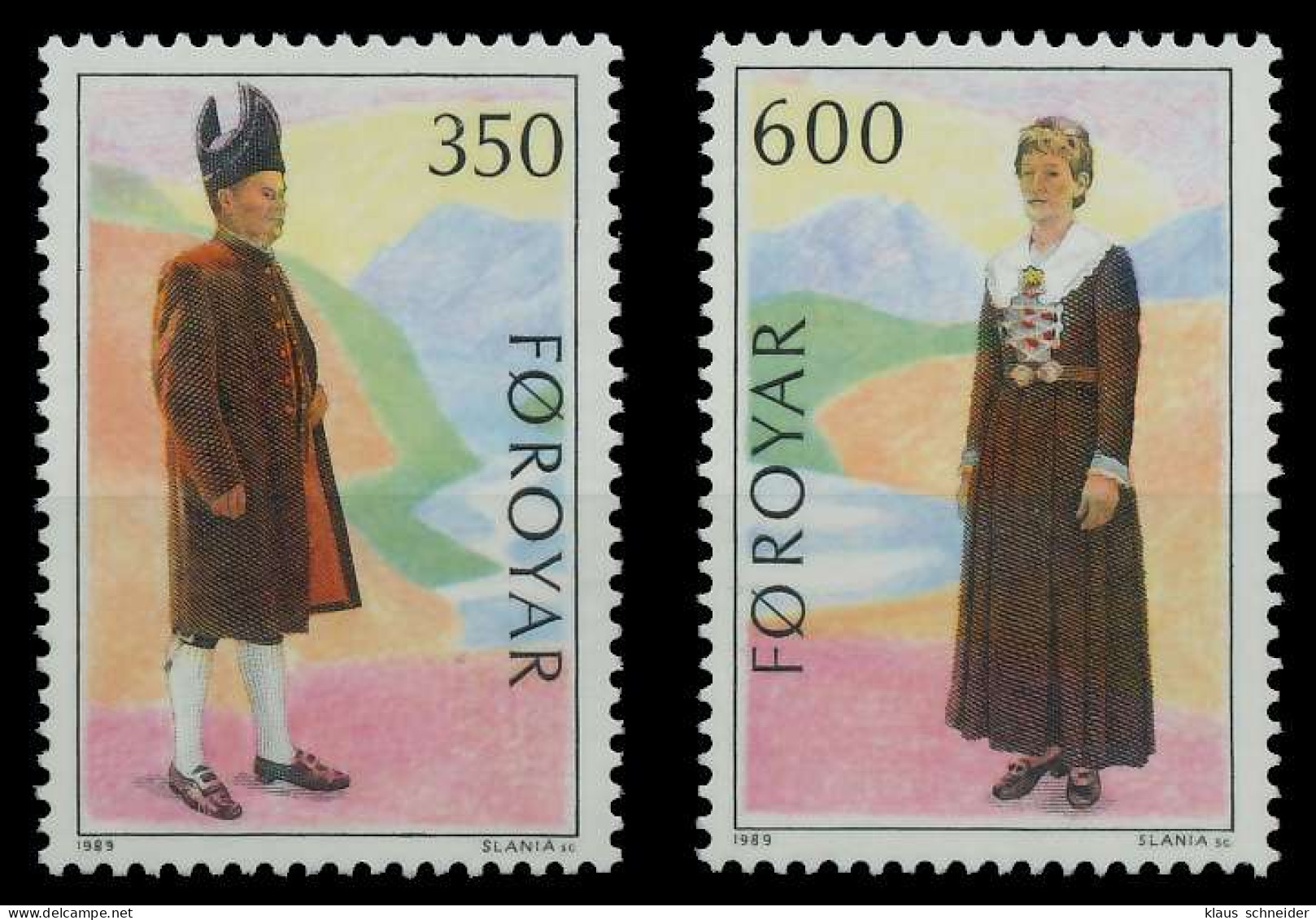 FÄRÖER 1989 Nr 182-183 Postfrisch X0840D6 - Faeroër