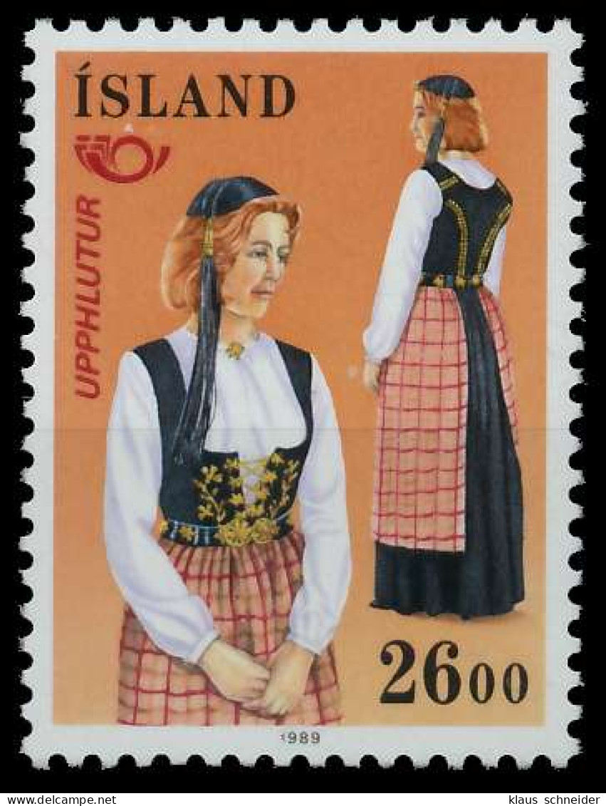 ISLAND 1989 Nr 700 Postfrisch SB0E89A - Ongebruikt