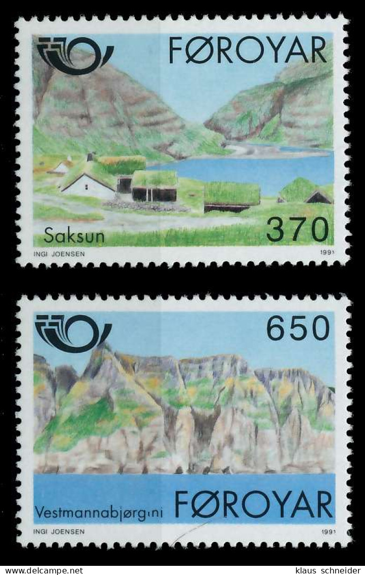 FÄRÖER 1991 Nr 219-220 Postfrisch SB0E942 - Faroe Islands