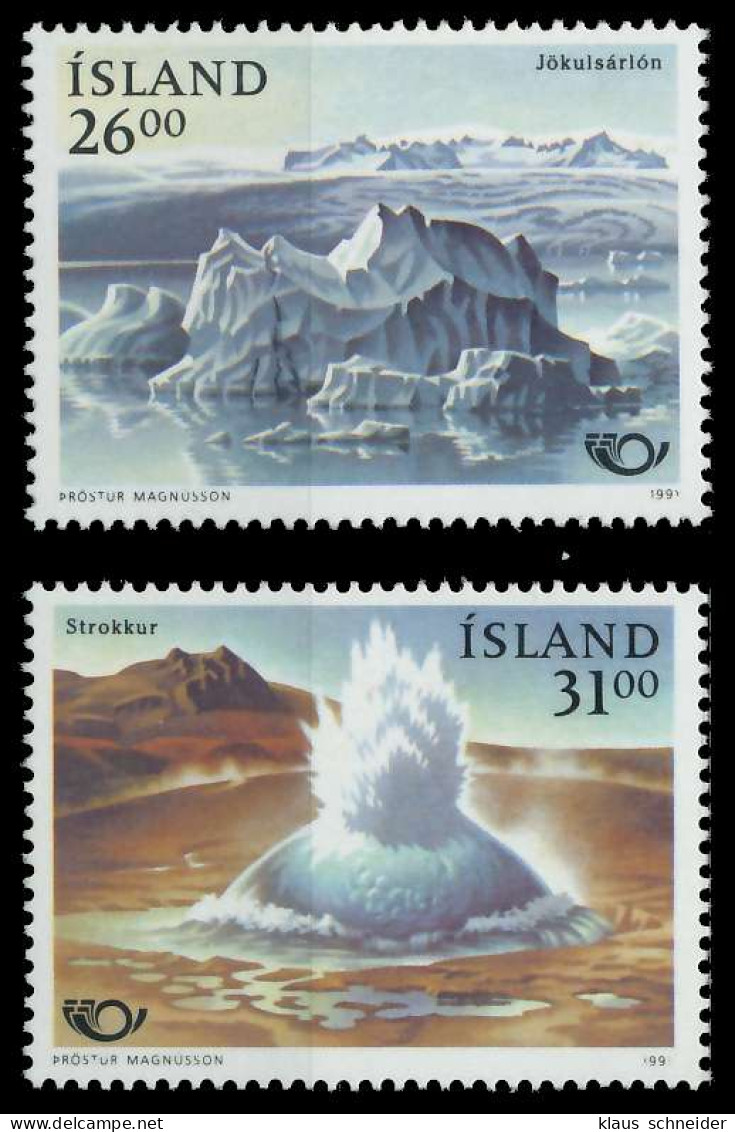 ISLAND 1991 Nr 747-748 Postfrisch SB0E9EE - Neufs