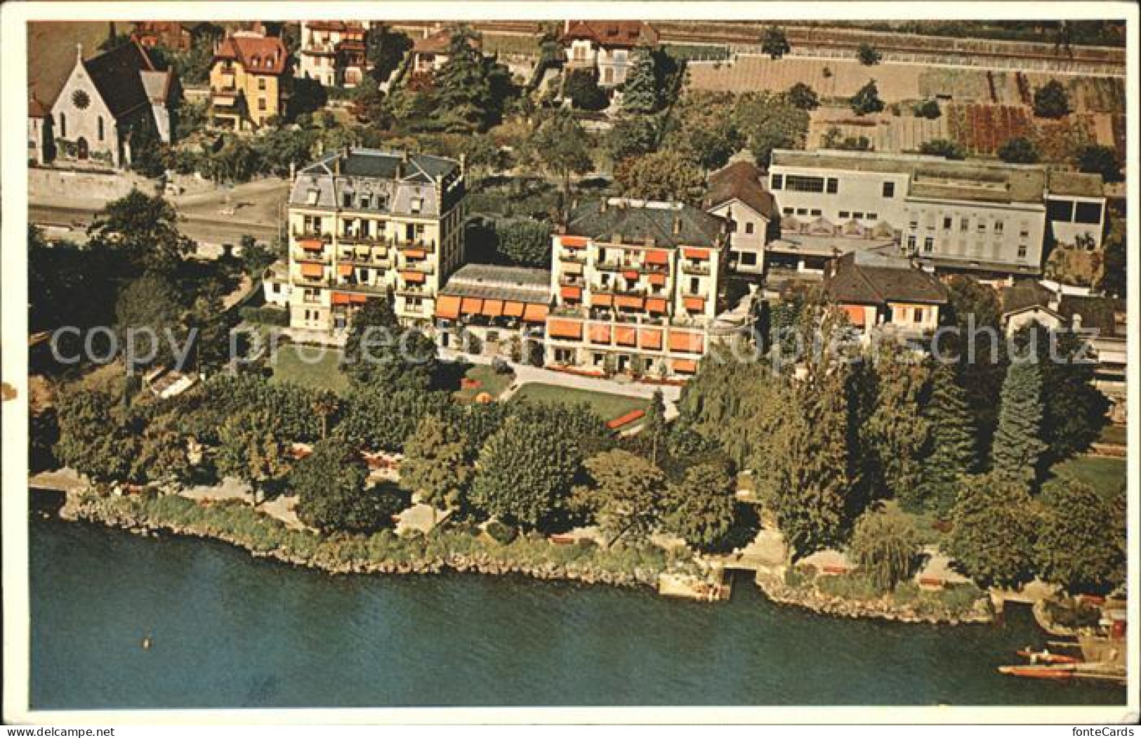 11736167 Montreux VD Hotel Lorius Vue Aerienne Montreux VD - Other & Unclassified