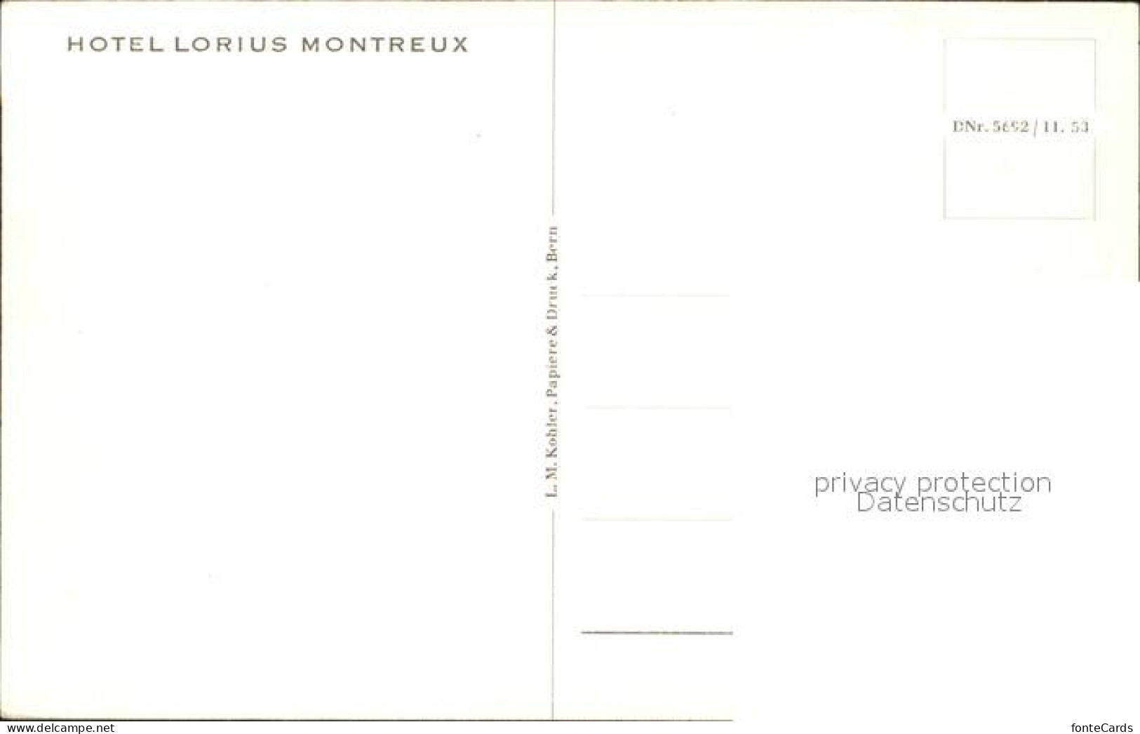 11736167 Montreux VD Hotel Lorius Vue Aerienne Montreux VD - Other & Unclassified