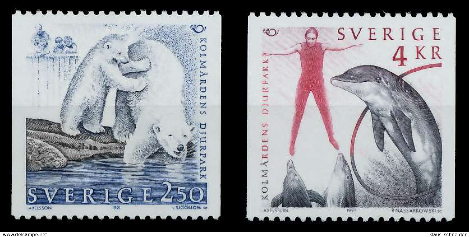 SCHWEDEN 1991 Nr 1666-1667 Postfrisch SB0EA2A - Unused Stamps