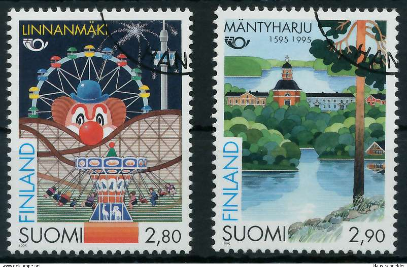 FINNLAND 1995 Nr 1302-1303 Gestempelt X08442E - Used Stamps