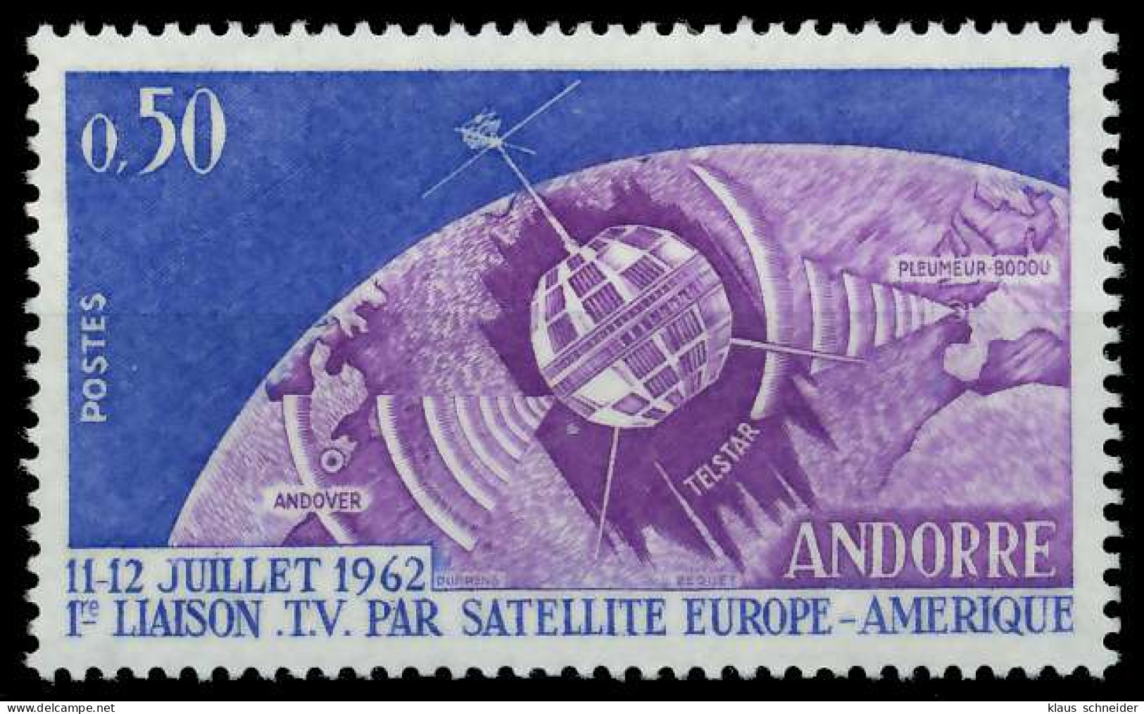 ANDORRA (FRANZ. POST) 1962 Nr 178 Postfrisch SB0ECDE - Nuevos