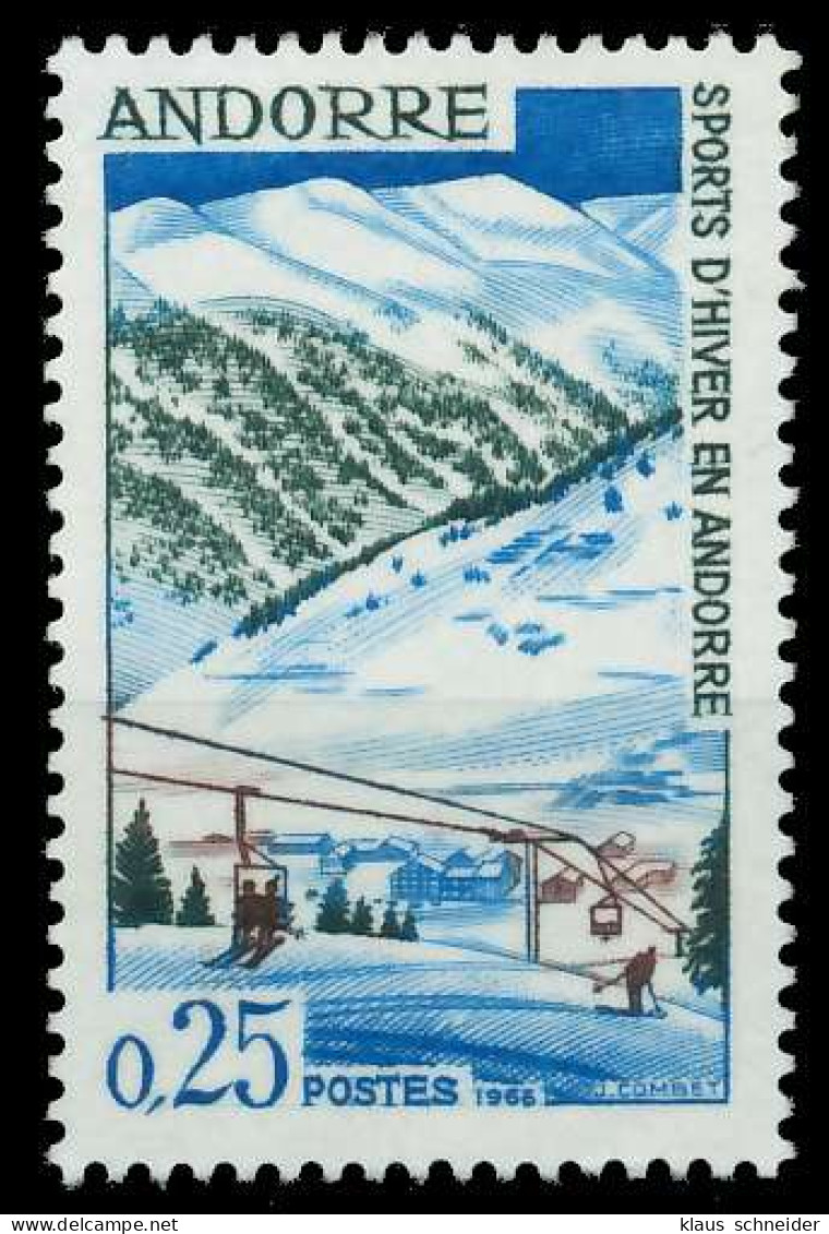 ANDORRA (FRANZ. POST) 1966 Nr 195 Postfrisch SB0EEA2 - Unused Stamps