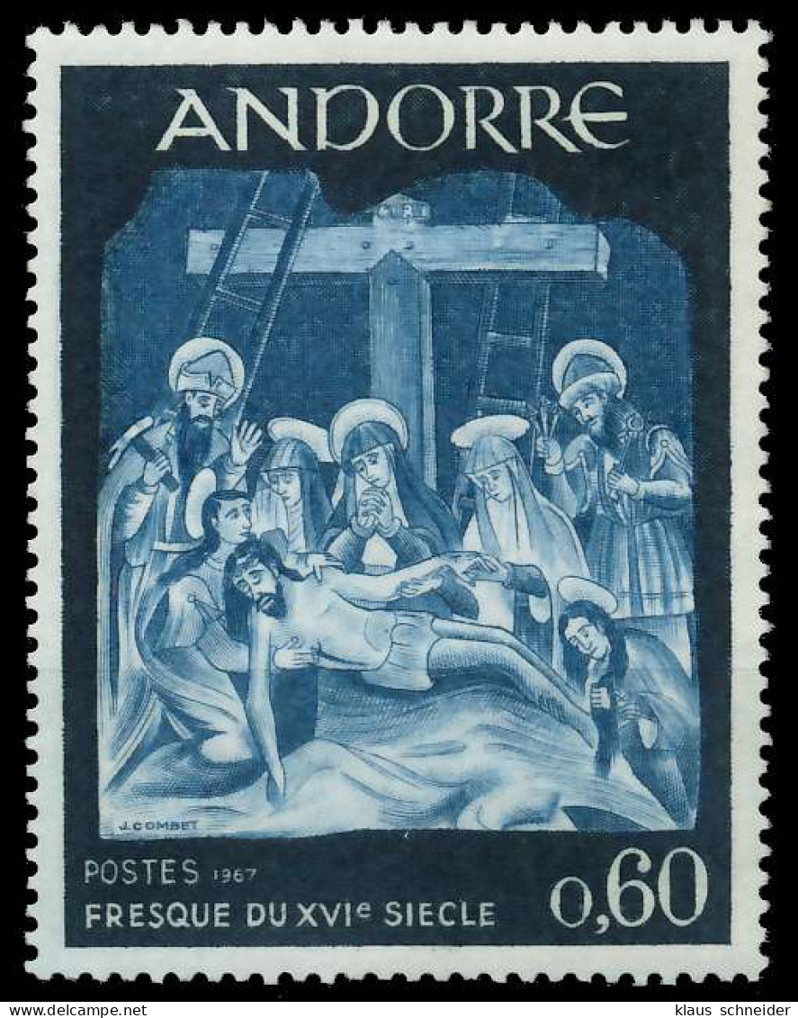 ANDORRA (FRANZ. POST) 1967 Nr 206 Postfrisch X0847BA - Unused Stamps