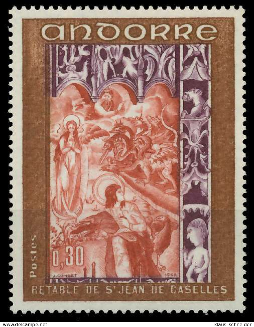 ANDORRA (FRANZ. POST) 1969 Nr 218 Postfrisch SB0EFC6 - Unused Stamps
