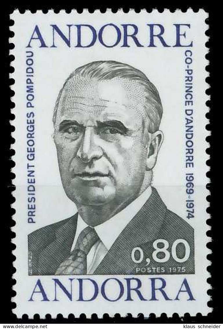 ANDORRA (FRANZ. POST) 1975 Nr 270 Postfrisch SB14A2A - Unused Stamps