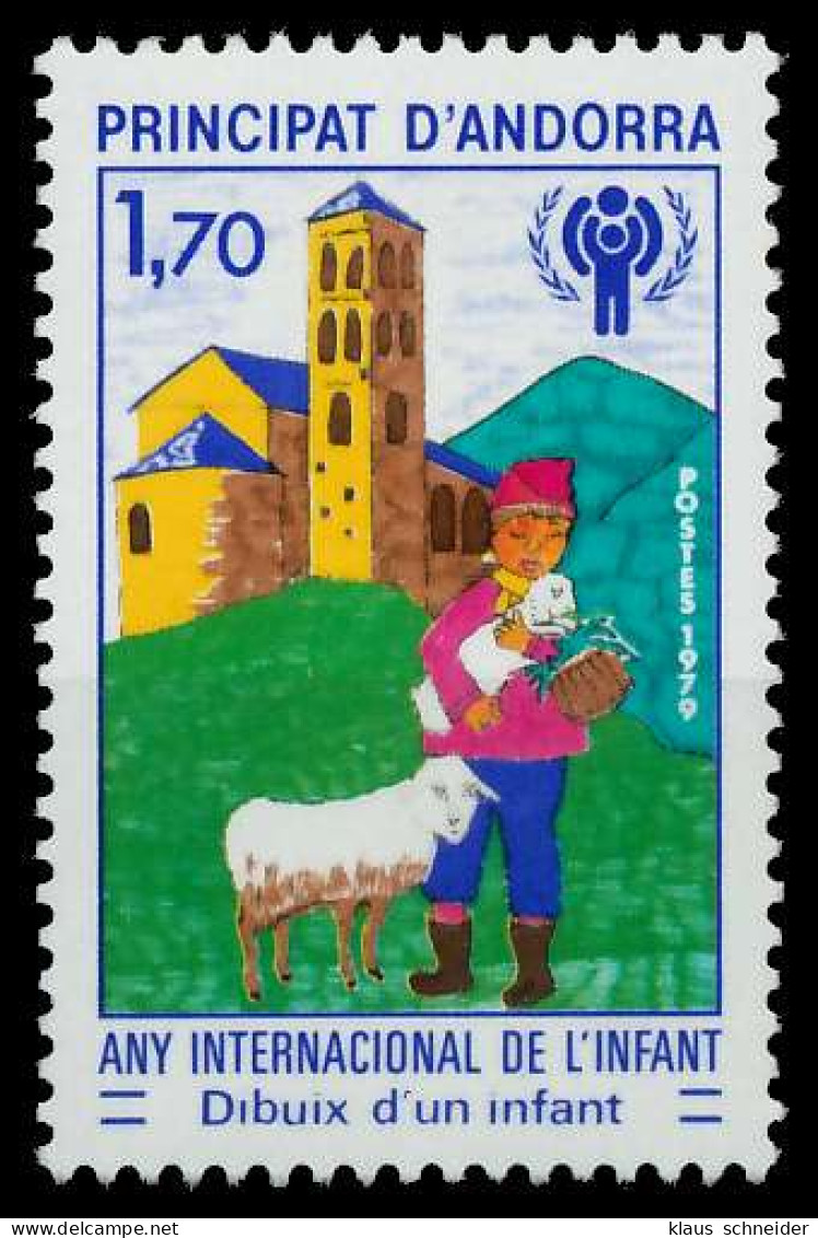 ANDORRA (FRANZ. POST) 1979 Nr 300 Postfrisch SB14BBE - Unused Stamps