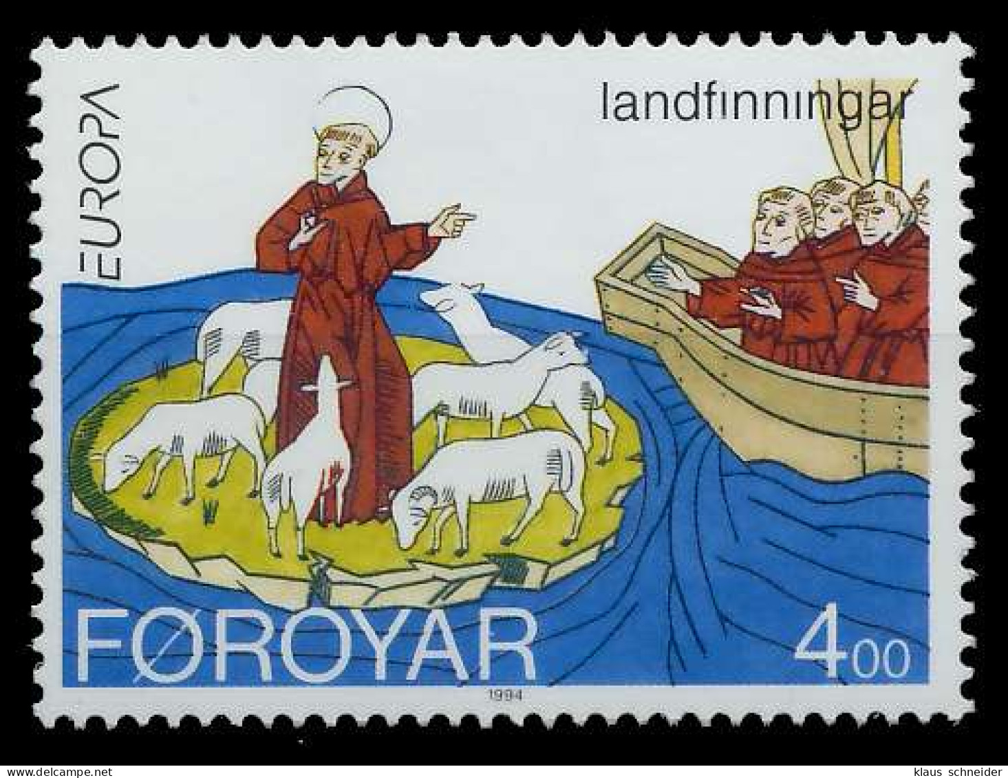 FÄRÖER 1994 Nr 260II Postfrisch X08EA1E - Faroe Islands