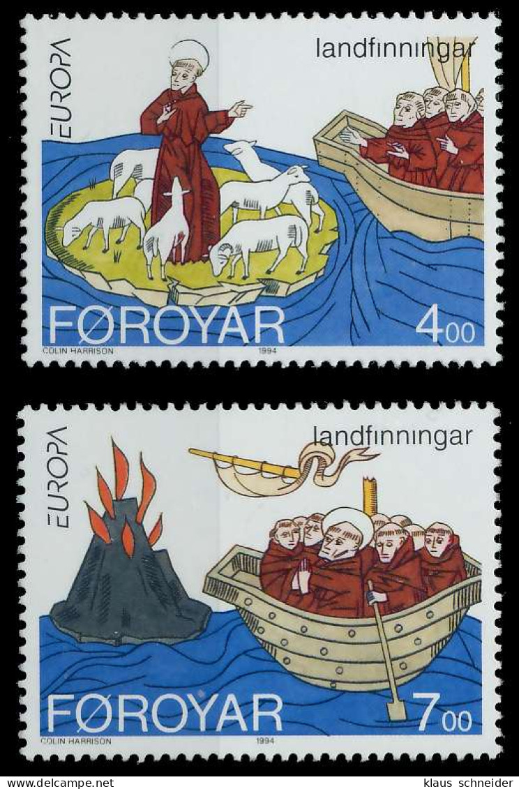 FÄRÖER 1994 Nr 260I-261I Postfrisch X08EA32 - Faroe Islands