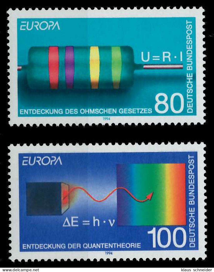 BRD BUND 1994 Nr 1732-1733 Postfrisch X08EA46 - Nuevos