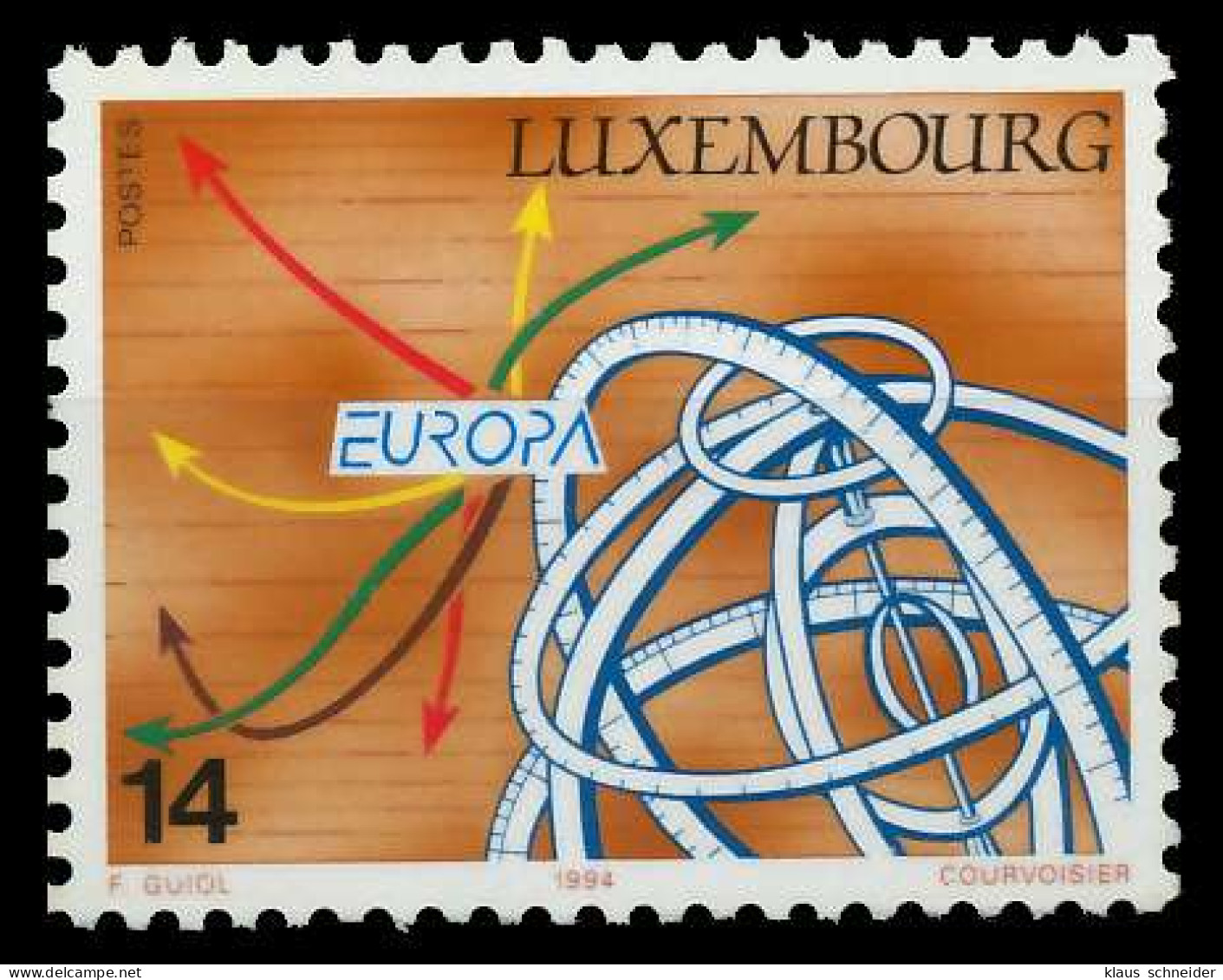 LUXEMBURG 1994 Nr 1340 Postfrisch X08EA7A - Ungebraucht