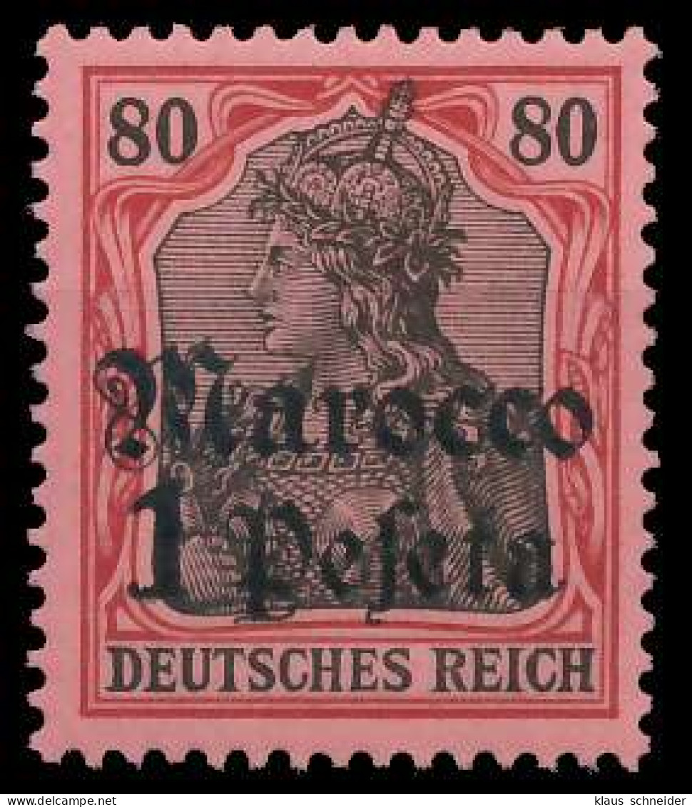 DEUTSCHE AUSLANDSPOSTÄMTER MAROKKO Nr 29 Postfrisch X09AD52 - Maroc (bureaux)