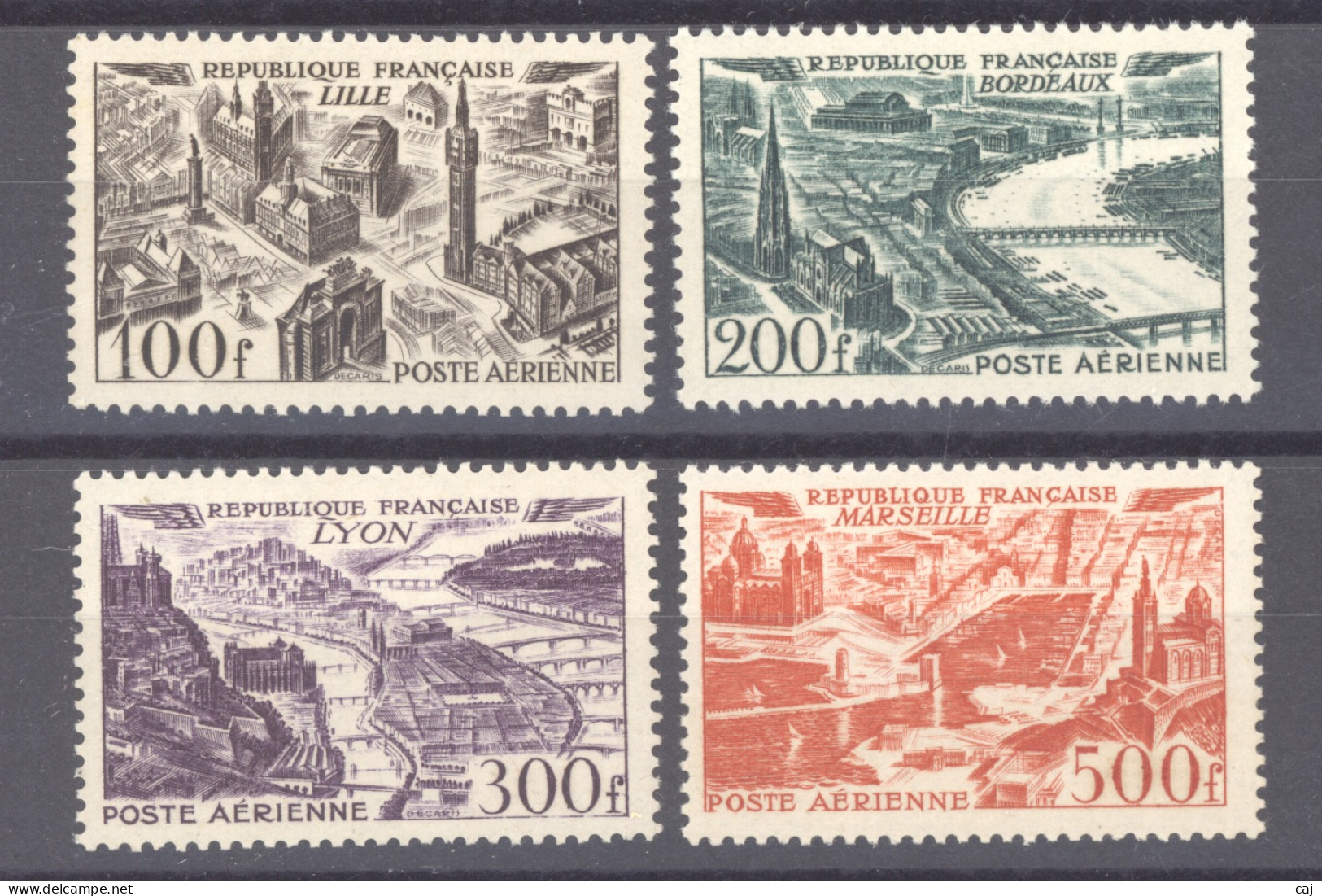 France  -  Avion  :  Yv 24-27  ** - 1927-1959 Ungebraucht