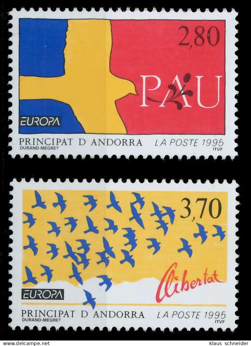 ANDORRA (FRANZ. POST) 1995 Nr 477-478 Postfrisch X0A71DA - Ongebruikt