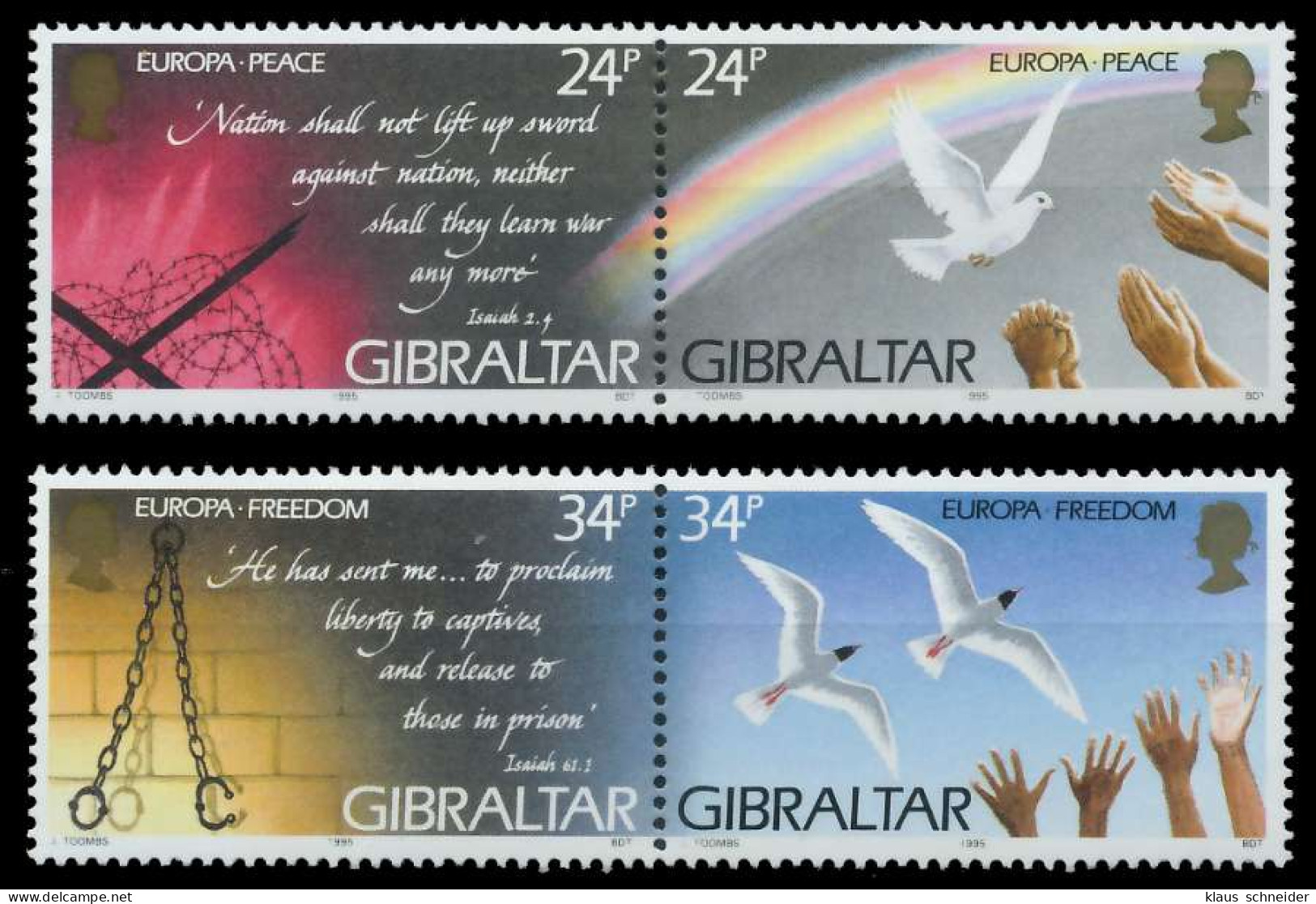 GIBRALTAR 1995 Nr 710WP-713WP Postfrisch X0A9BD6 - Gibilterra