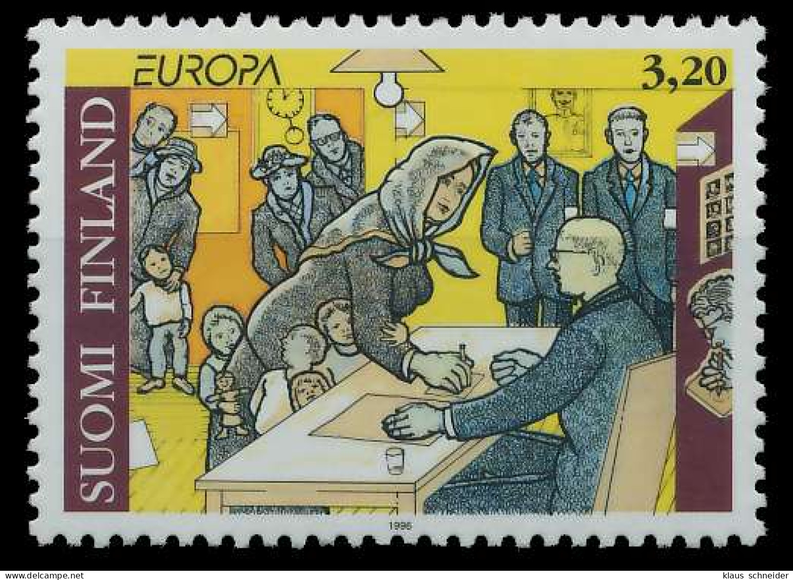 FINNLAND 1996 Nr 1333 Postfrisch X0AF016 - Unused Stamps
