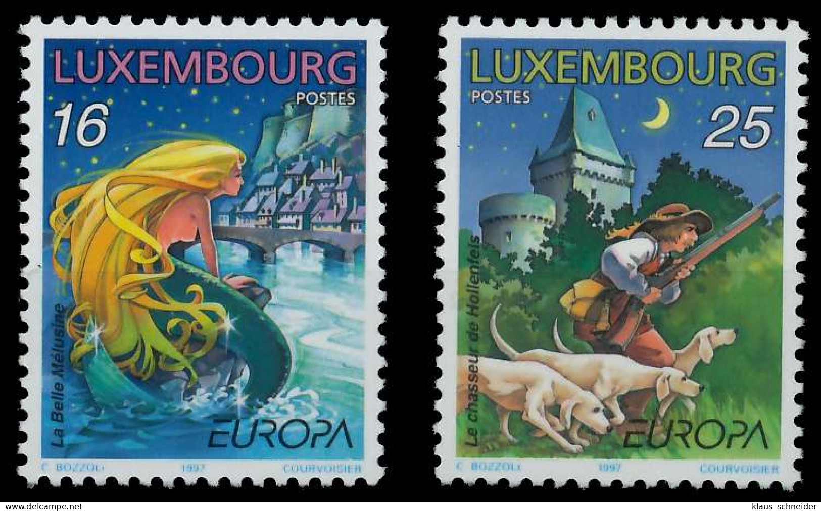 LUXEMBURG 1997 Nr 1418-1419 Postfrisch X0B26AE - Unused Stamps