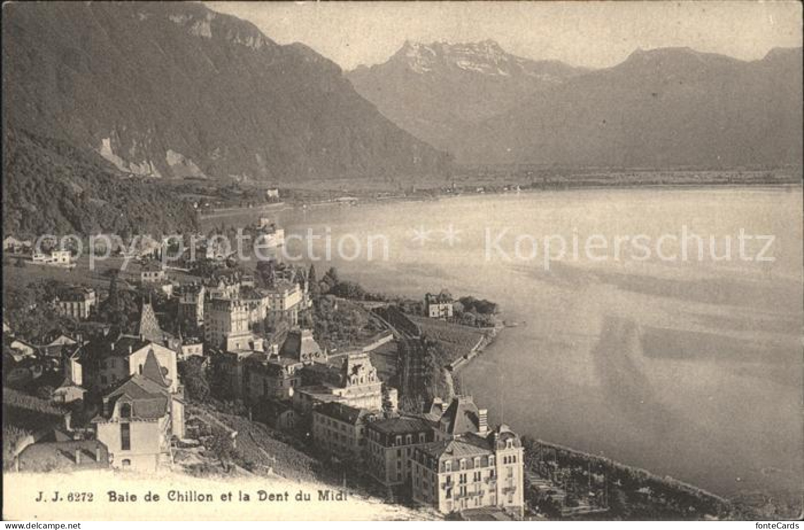 11732057 Chillon Baie De Chillon Et La Dent Du Midi Montreux - Otros & Sin Clasificación