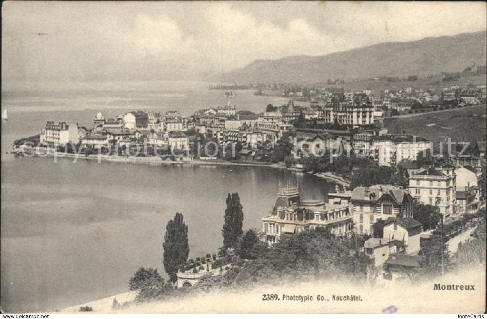 11731817 Montreux VD Vue Aerienne Montreux - Other & Unclassified