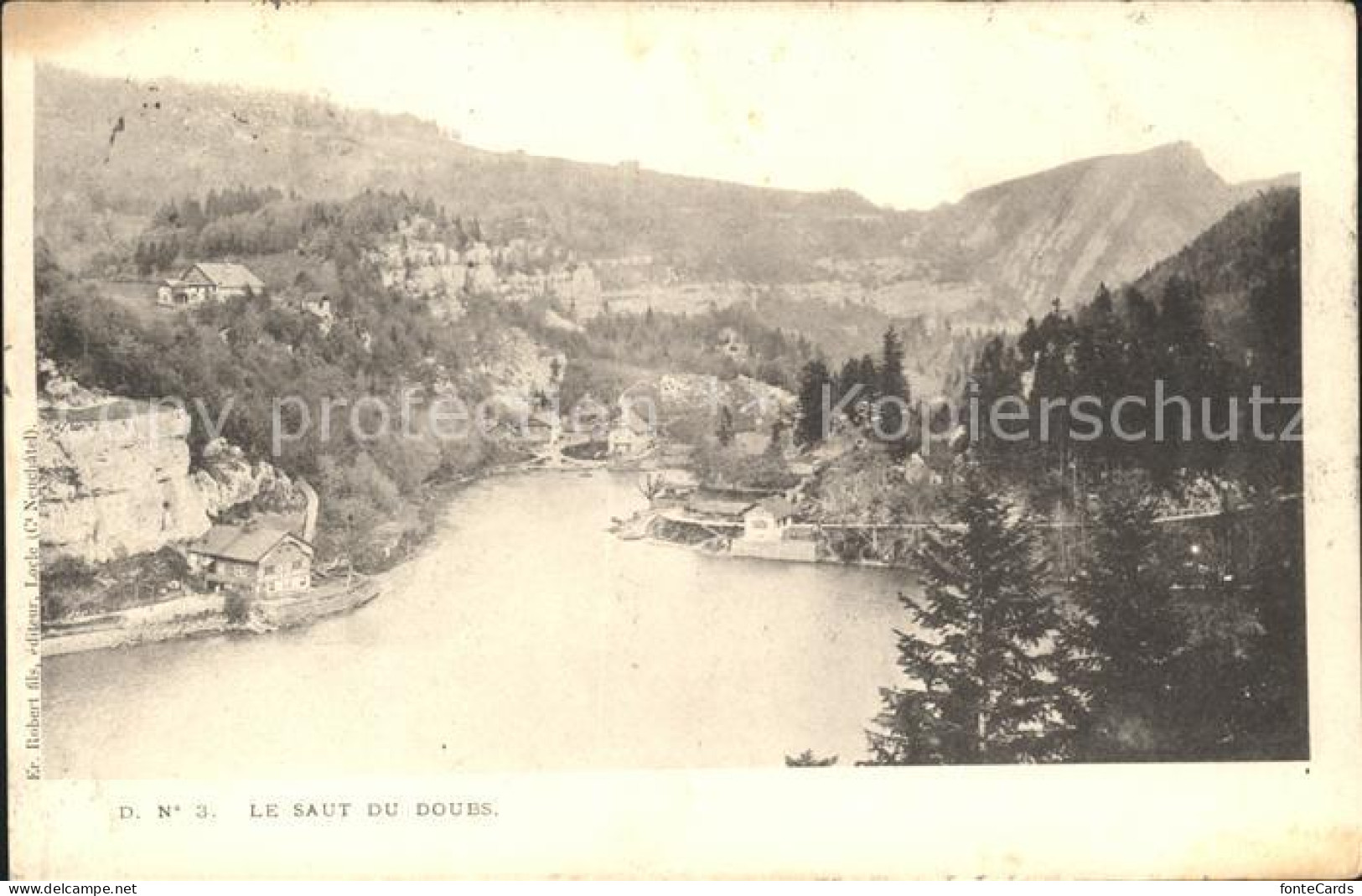 11731807 Le Ponts De Martel Le Saut Du Doubs Le Locle - Andere & Zonder Classificatie