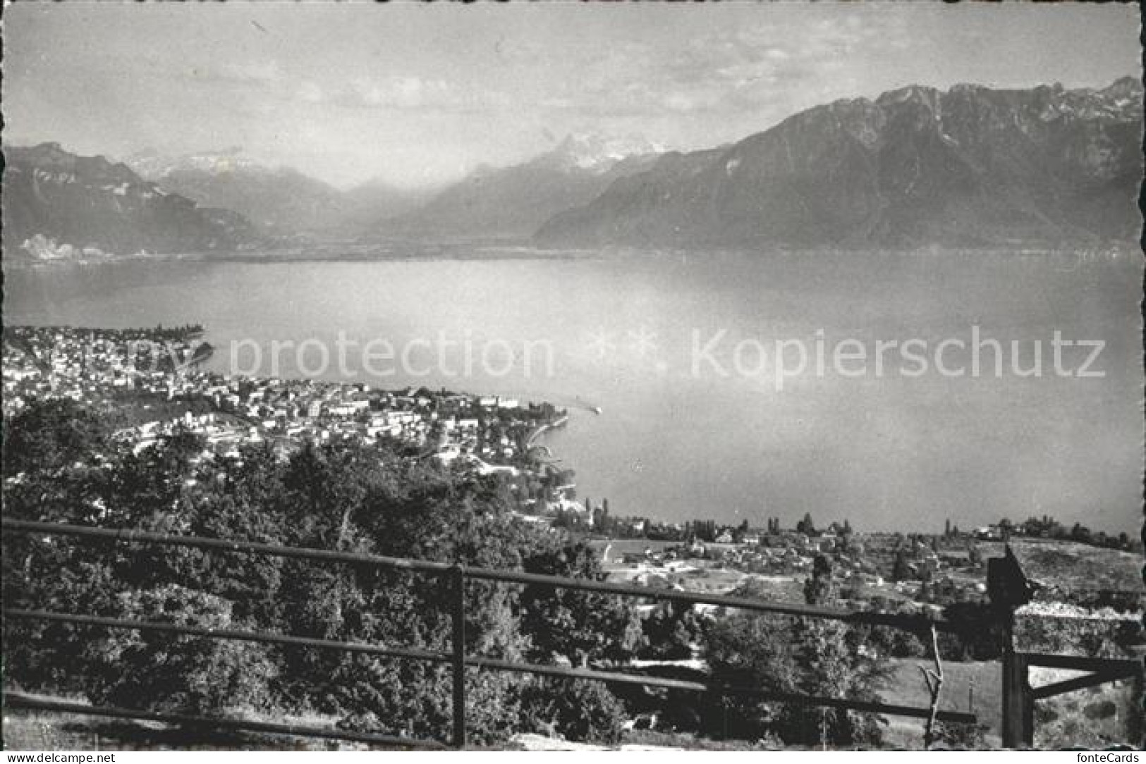 11731616 Mont Pelerin Vue Sur Vevey Et Dents Du Midi Mont Pelerin - Other & Unclassified