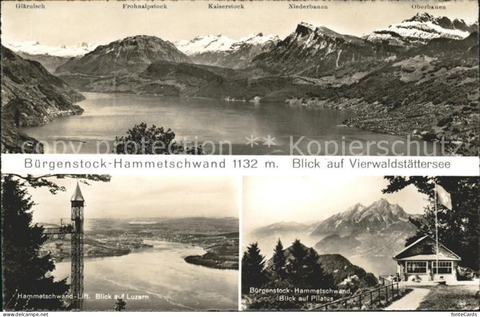 11729147 Buergenstock Mit Hammetschwand Luzern Pilatus Buergenstock - Otros & Sin Clasificación