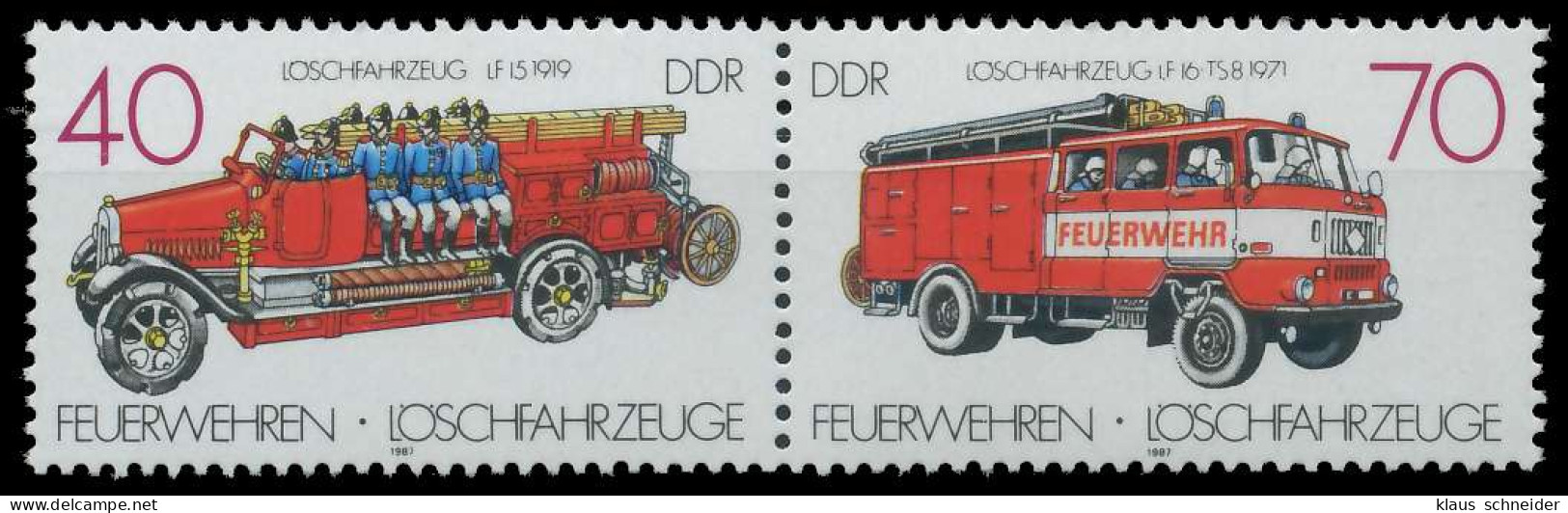 DDR ZUSAMMENDRUCK Nr WZd717 Postfrisch WAAGR PAAR SB5A47A - Zusammendrucke