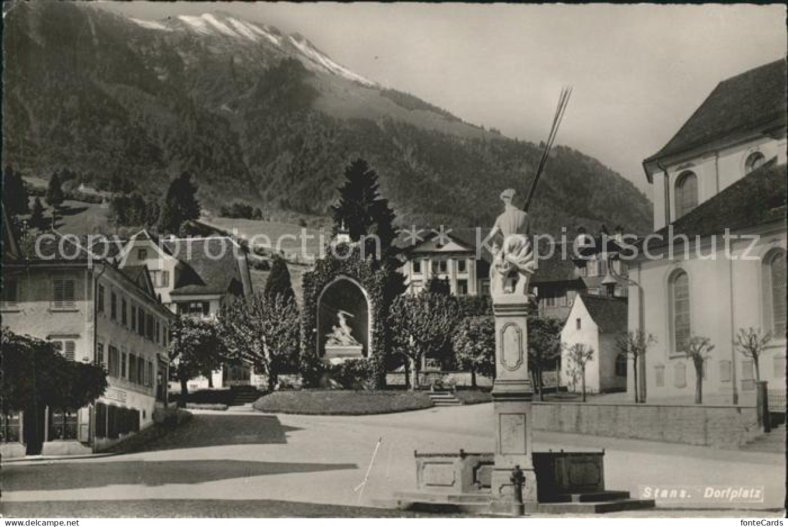 11728856 Stans Nidwalden Dorfplatz Stans - Sonstige & Ohne Zuordnung