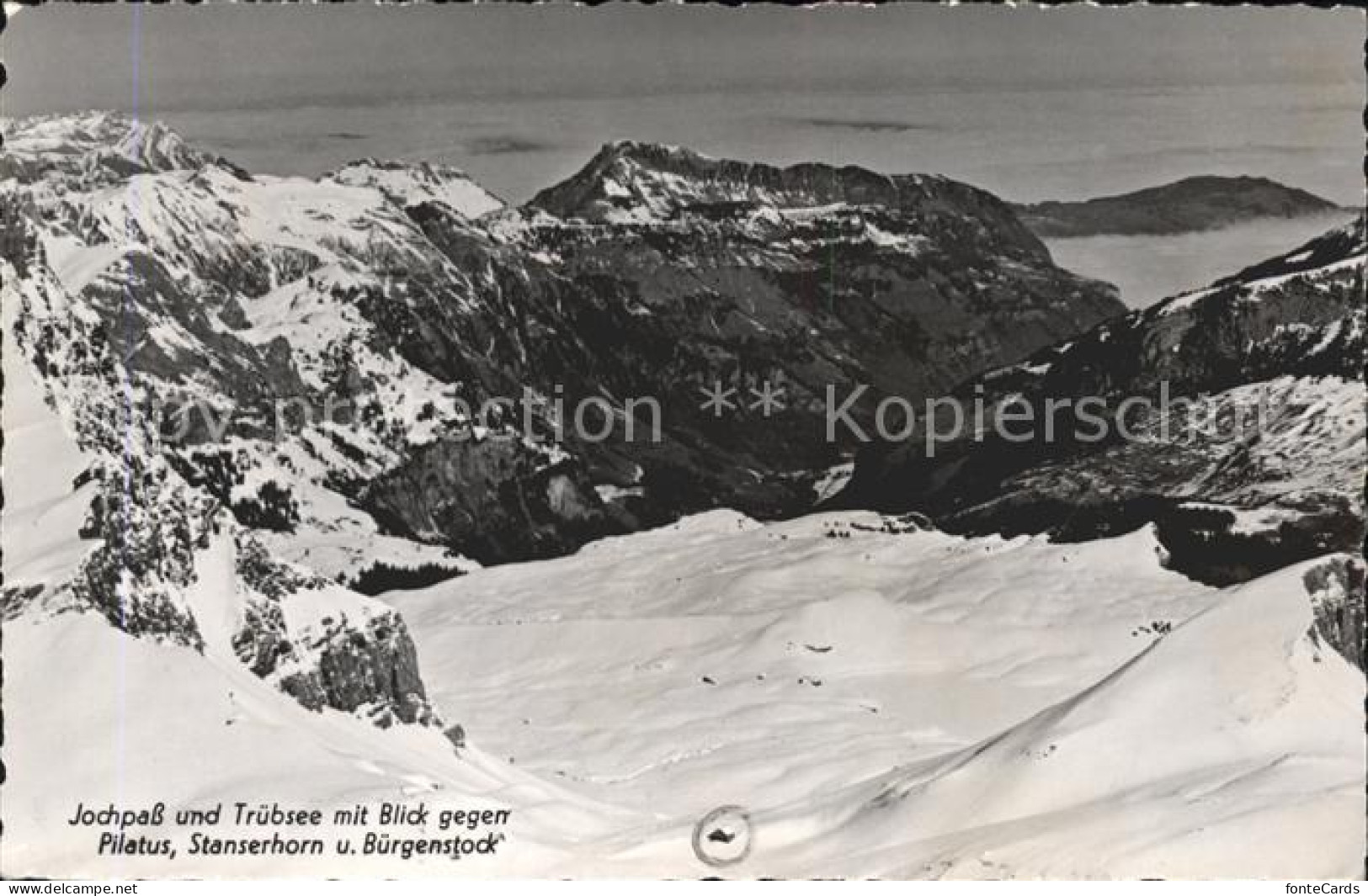 11728766 Buergenstock Jochpass Und Truebsee Mit Pilatus Stanserhorn Buergenstock - Otros & Sin Clasificación