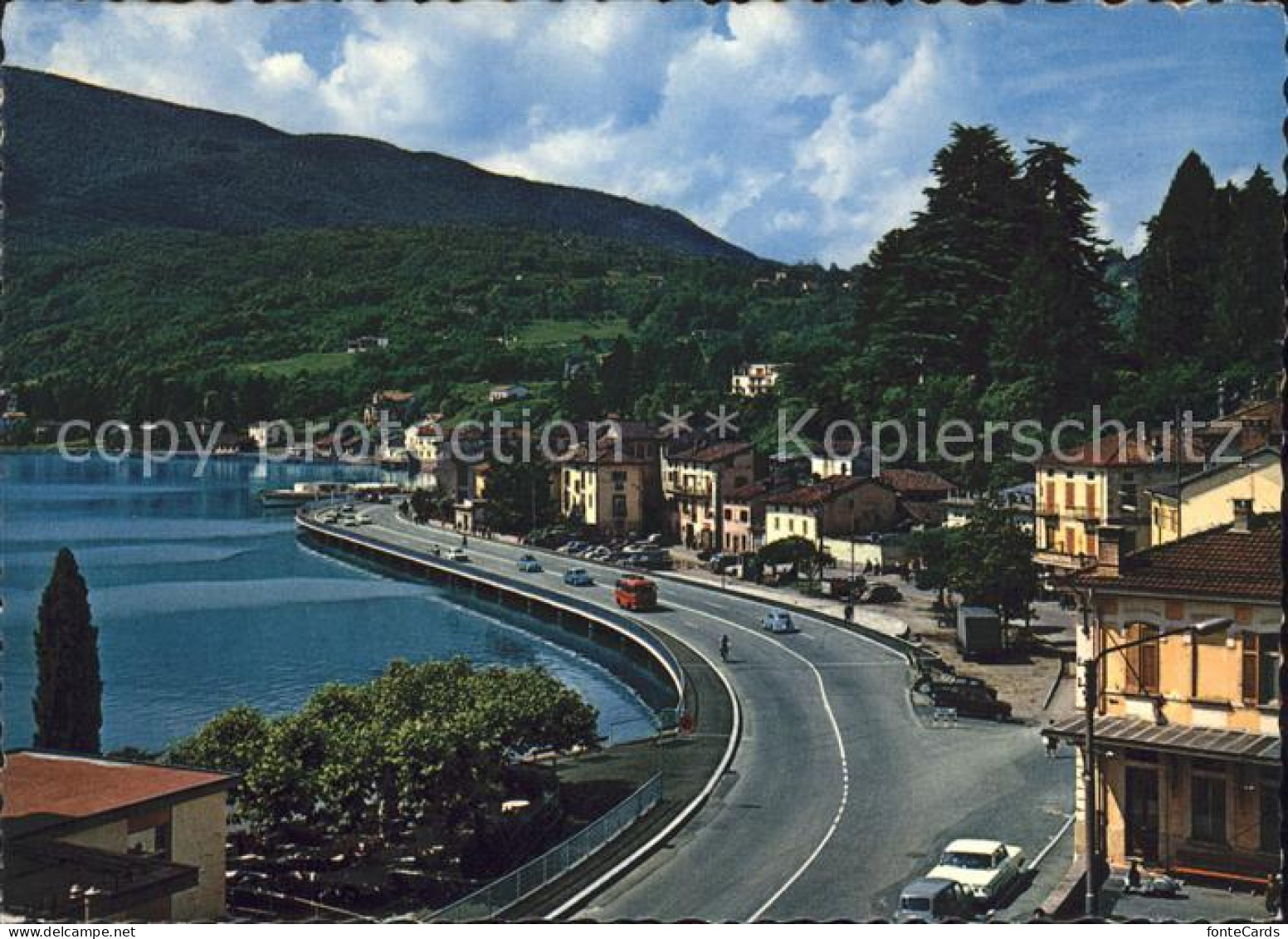 11719017 Ponte Tresa Strassenpartie Am Lago Di Lugano Ponte Tresa - Sonstige & Ohne Zuordnung