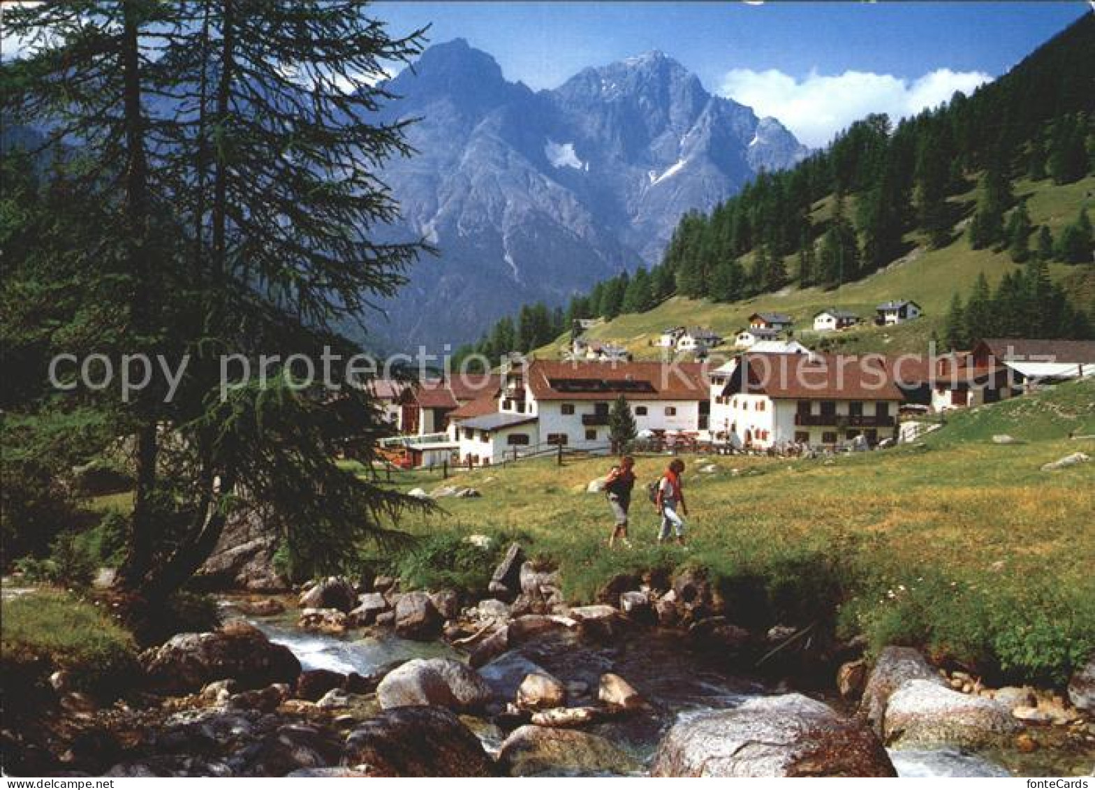 11718977 S-charl Mit Clemgiabach Und Pisocgruppe Scuol - Sonstige & Ohne Zuordnung