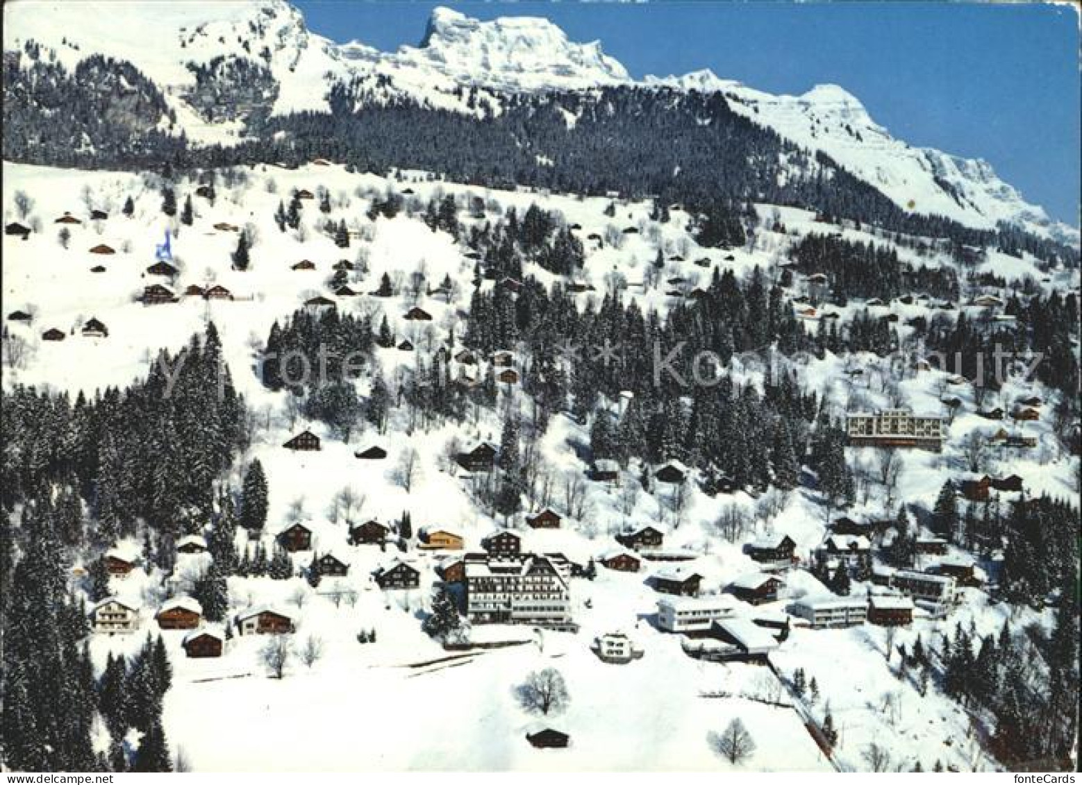 11718887 Braunwald GL Blick Auf Die Bergterrasse Braunwald - Autres & Non Classés