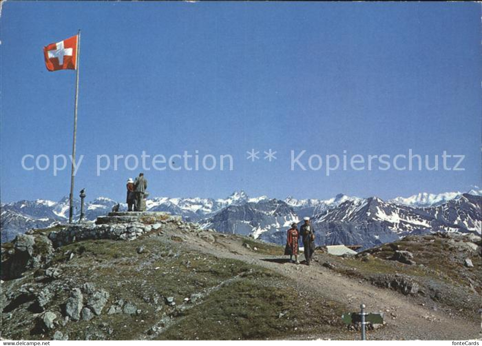 11718867 Arosa GR Mit Weisshorn Piz Kesch Piz Palue Und Bernina Arosa - Autres & Non Classés